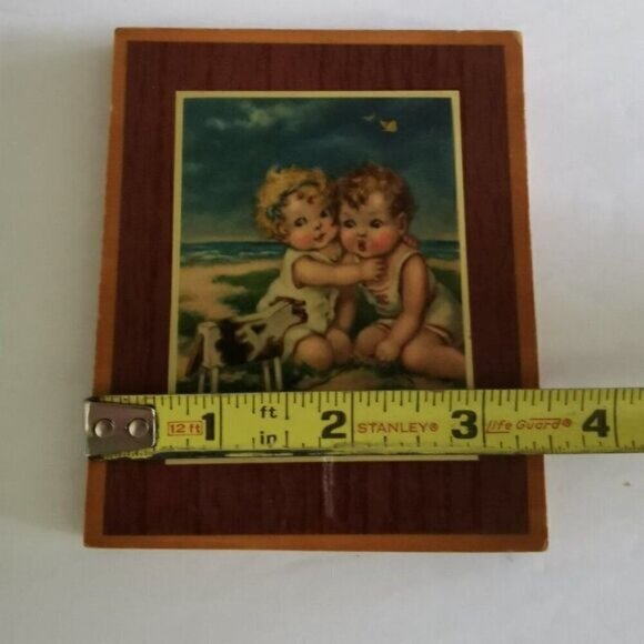 Vintage Seaside Babies Print Antique 1930s "Moo!" Kewpie Children Ephemera - Picture 8 of 8